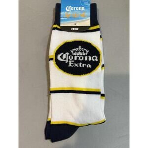 Corona Extra NWT Crew Socks sz 10-13 (shoe size 8-12)